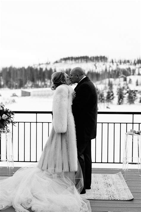 Rustic Devils Thumb Ranch Winter Wedding Colorado Mountainside Bride
