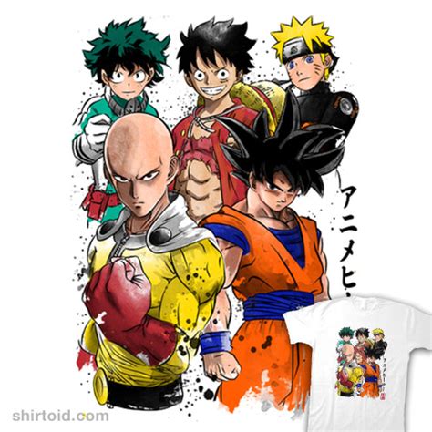 Anime Heroes Shirtoid