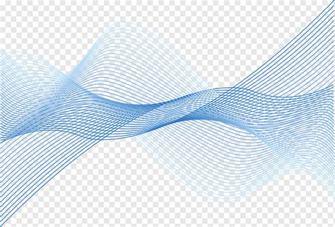 Blue Waves Graphic Wave Lines Png Pngwing