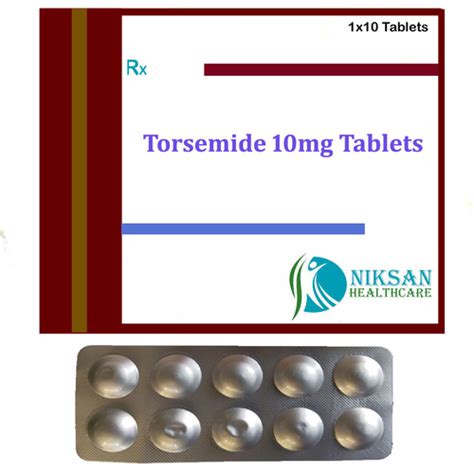 Torsemide 10mg Tablets General Medicines At Best Price In Ankleshwar