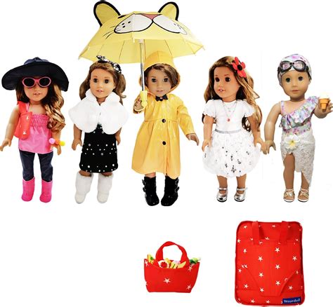 33 Piece Holiday Collection For American Girl Doll 18 Inch Doll