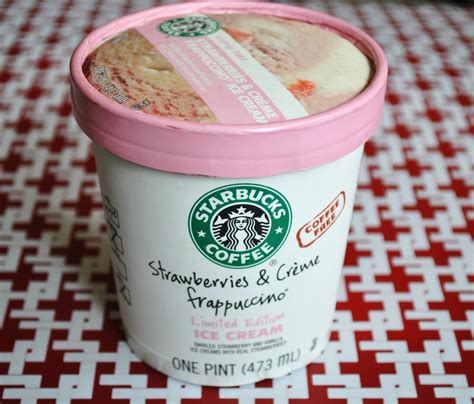 Foodette Reviews Starbucks Limited Edition Strawberries Creme Frappuccino Ice Cream