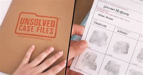 Free Printable Unsolved Case Files