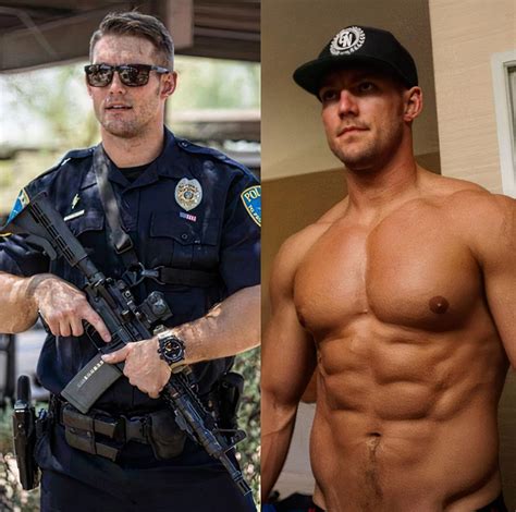 Handsome Fit Muscle Policemen Officers Uniform
