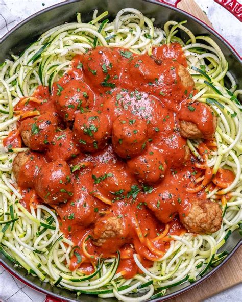 This search takes into account your taste preferences. These Low Carb Chicken Meatballs with Zoodles are Super ...