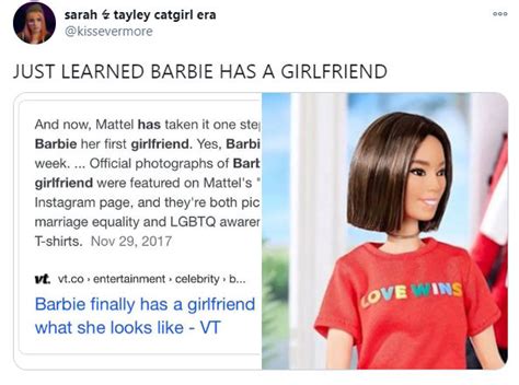 Barbie Barbie Has A Girlfriend Photo Of Mattel Doll Wearing Love