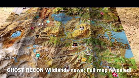 Ghost Recon Wildlands News Full Map Revealed Youtube