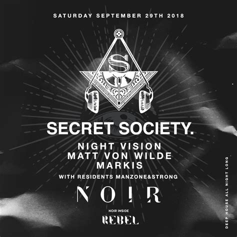 Secret Society at Noir