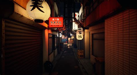 Ue4 Japanese Alley Wip — Polycount