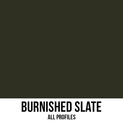 Burnished Slate Color Chart