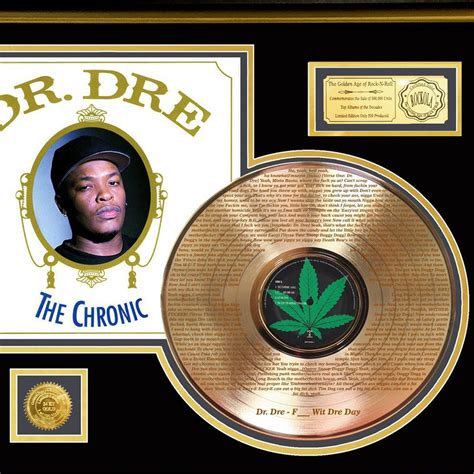 It was released on december 15, 1992, by his own reco. Gold LP Record // Dr. Dre // The Chronic - RARE-T - Touch ...
