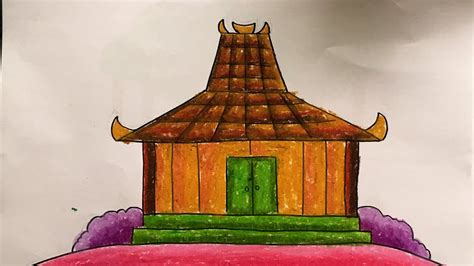 Rumah joglo merupakan salah satu rumah adat yang dahulu banyak digunakan oleh masyarakat jawa. Gambar Rumah Joglo Untuk Mewarnai - Rumah Joglo Limasan Work