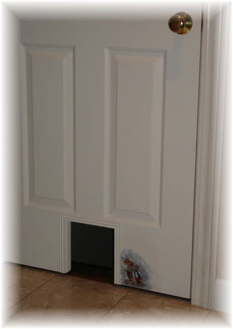 If you want your cat to get in and get out in a jiffy, without letting all the. Forever Decorating!: Cat Door