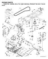 Husqvarna Lt Ride On Mower Spares Parts Ransom Spares