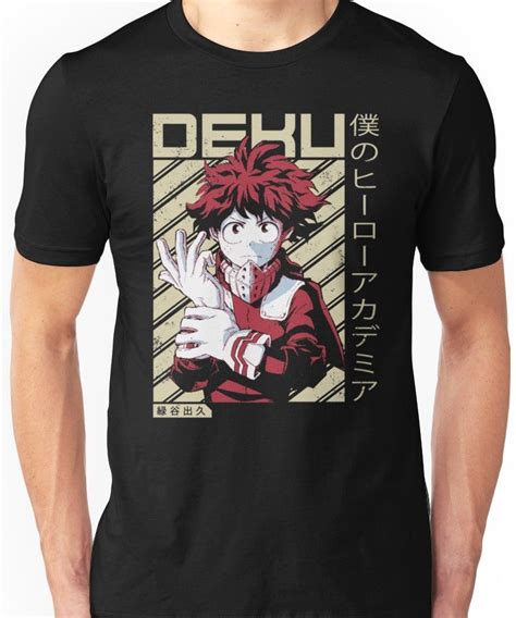 Deku Diagonal My Hero Academia Anime Shirt Unisex T Shirt Minaze