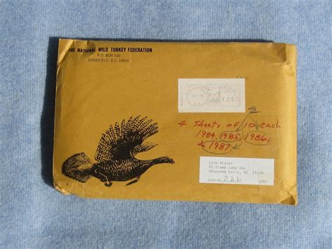 nwft national wild turkey federation stamps full sheets ebay