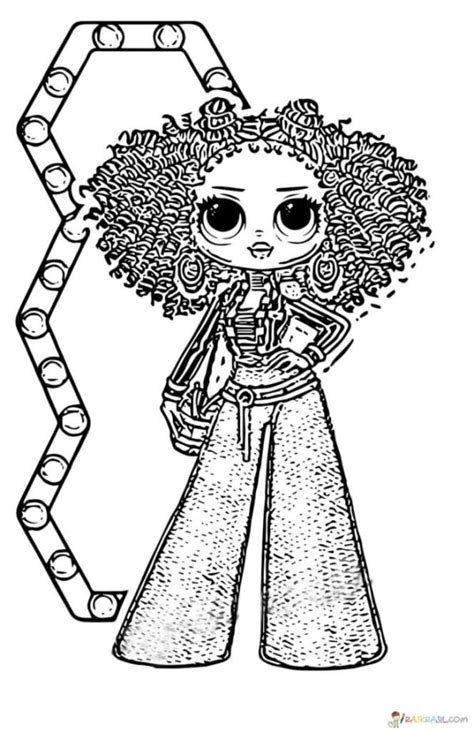 Coloring Pages Lol Omg Print New Popular Dolls For Free