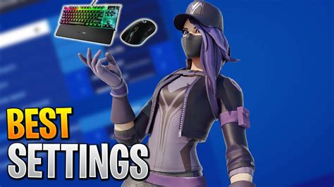 BEST Keyboard And Mouse Settings High Sensitivity Fortnite