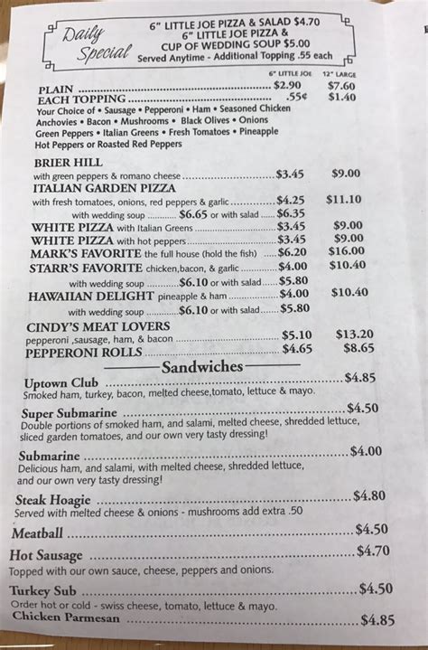 Dine at #uptown louisiana pizza kitchen to support your lpo! Online Menu of Uptown Pizza Restaurant, Youngstown, Ohio ...