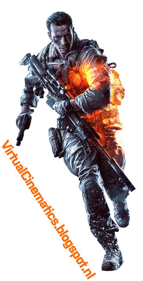 Battlefield 4 Main Soldier Render Png By Virtualcinematics On Deviantart