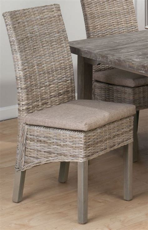 Chairs are available in all different styles, sizes and shapes and can be used to fill the need in any room in your house. Burnt Grey Kubu Rattan Chair Set of 2 from Jofran ...
