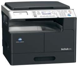 Using as a printer 5. Konica Minolta bizhub 215 (Copiator) - Preturi