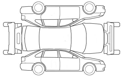 Car Vehicle Inspection Diagram
