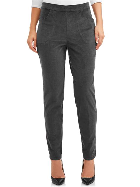 Realsize Realsize Womens Pull On Corduroy Stretch Pants