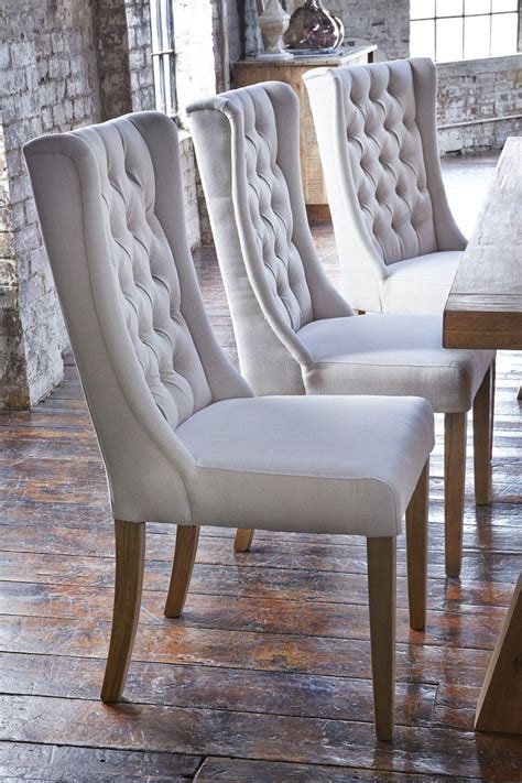 Discount dining room furniture near cost, at cost, or below cost. Kipling Fabric Dining Chair, Cream & Oak - Barker ...