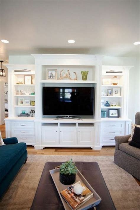 20 Living Room Built In Cabinet Ideas Pimphomee