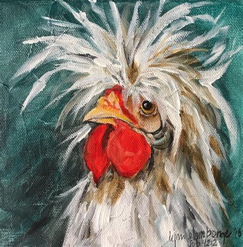 Maybelline The Macarena Etsy Sweden Chicken Painting Rooster