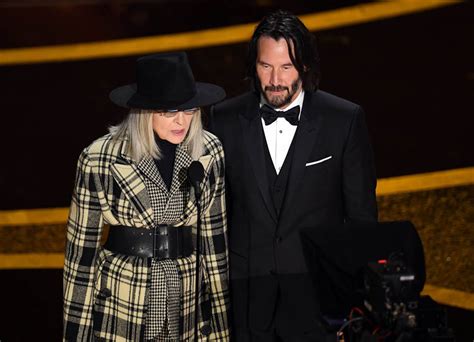 Diane Keaton And Keanu Reeves Were Reunited At The 2020 Oscars