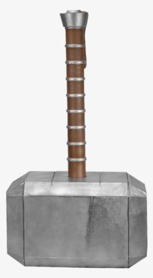 Thors Hammer Oversized Prop Replica Thor Hammer Marvel Transparent