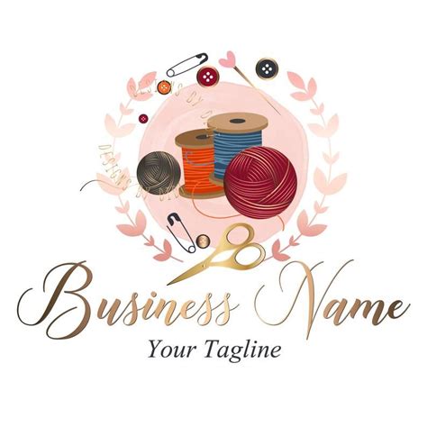Custom Logo Design Sew Yarns Logo Sew Knitting Logo Yarns Etsy Logo
