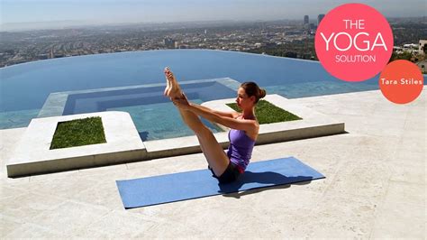 Slim Waist Yoga Routine The Yoga Solution With Tara Stiles Youtube