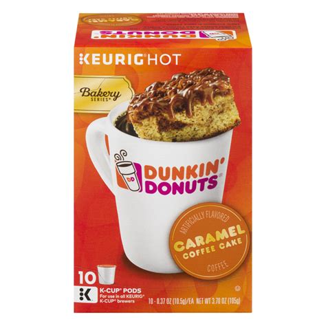 I was visiting my mother in law and she had this dunkin donuts dunkin' donuts caramel coffee cake ground coffee 11 oz. Save on Dunkin' Donuts Caramel Coffee Cake Coffee K-Cups Order Online Delivery | Giant