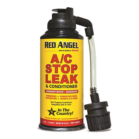 Red Angel Ac Stop Leak And Conditioner Aerosol 656731 Pep Boys