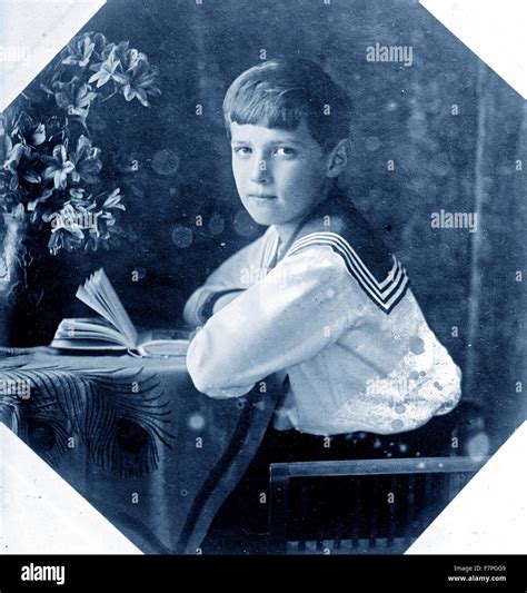 Photograph Of Tsarevich Alexei Romanov 1904 1918 Heir Apparent To