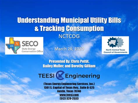 Understanding Municipal Utility Bills And Tracking Consumption