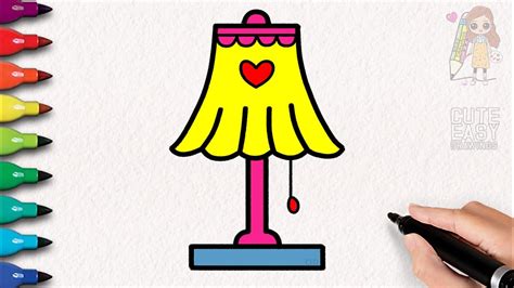 Lamp Drawing For Kids