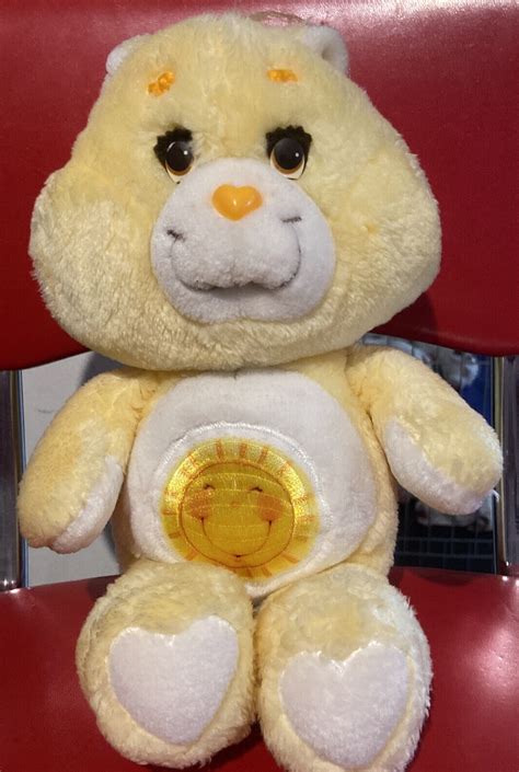Vintage Care Bears Funshine Yellow Bear Plush 1983 Antique Price