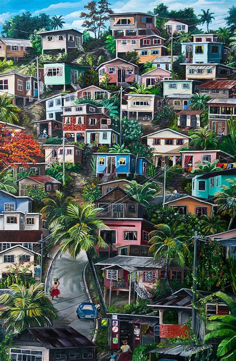 The Hill Trinidad Painting By Karin Dawn Kelshall Best