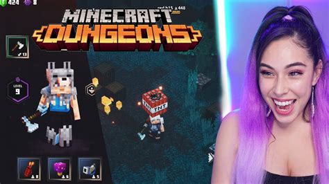 Minecraft Dungeons Beta With Red Live Youtube