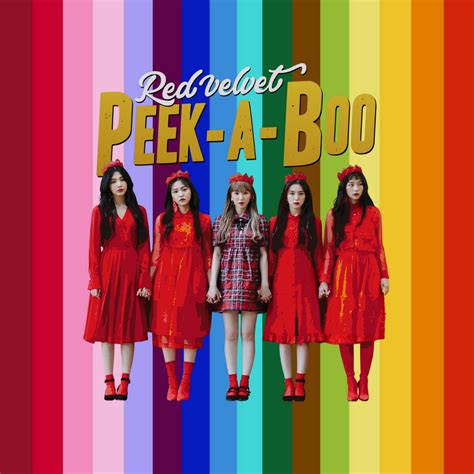 red velvet peek a boo perfect velvet album cover by lealbum on deviantart