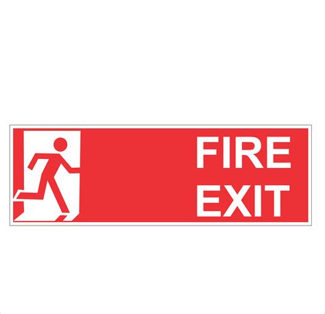 Exs 020 Fire Exit Sign Benrhodes Nigeria Limited