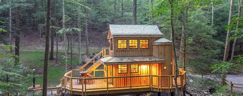 The 9 state parks and state forests. Hocking Hills Treehouse Cabins in 2020 | Treehouse cabins ...