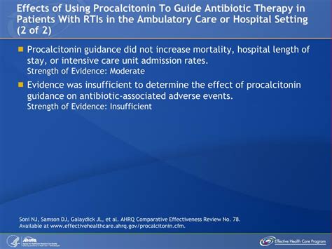 Ppt Procalcitonin Guided Antibiotic Therapy Powerpoint Presentation