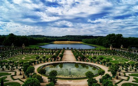 Man Made Gardens Of Versailles Hd Wallpaper