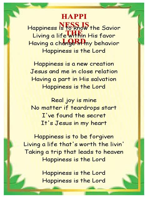 Happiness Is The Lord Pdf