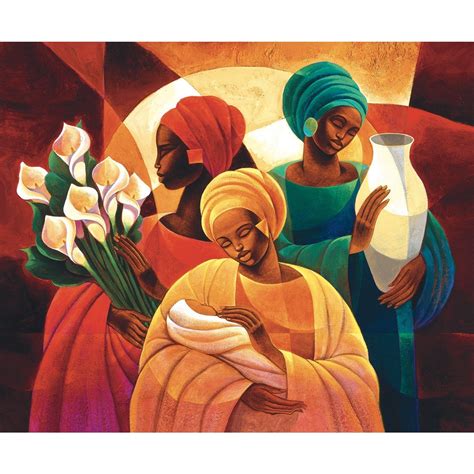 Caress By Keith Mallett African American Jigsaw Puzzle The Black Art